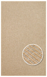 Bej ve Mavi Çizgili Polyester Modern Kilim