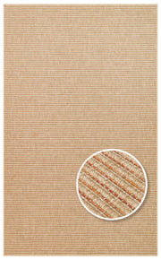 İç ve Dış Mekan Kullanımına Uygun Kolay Temizlenebilir Sisal Görünümlü Halı