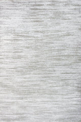 White Gray Distressed Linear Living Room Rug - Cotton