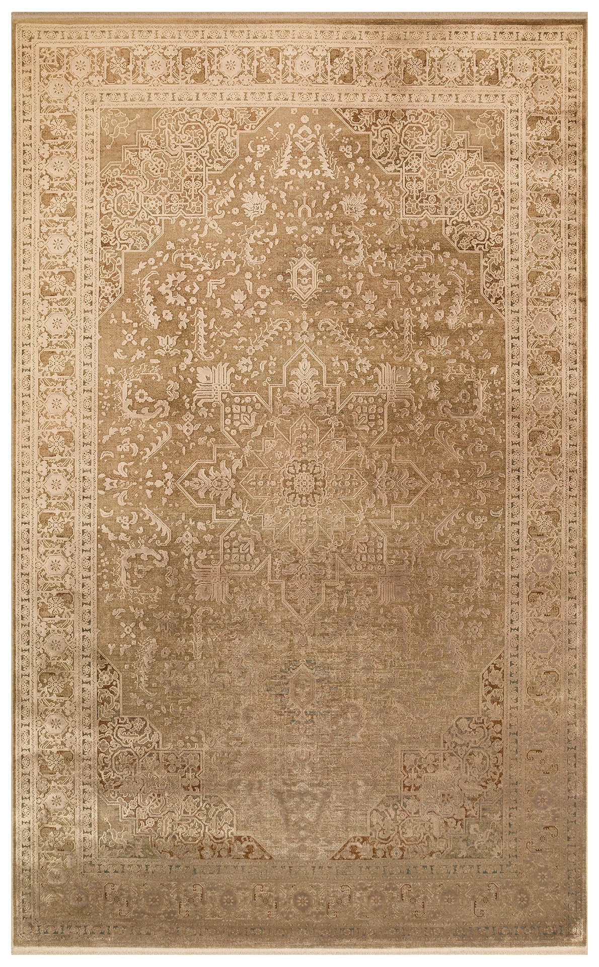 Yumuşak Dokulu Vintage Esintilere Sahip Dokuma Halı