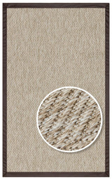 Bej Kahverengi Kilim Modern Hasır Dokulu