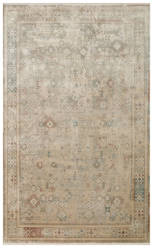 Yumuşak Dokulu Vintage Esintilere Sahip Dokuma Halı