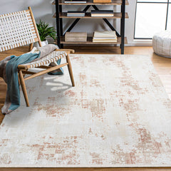 Liana Krem Modern Akrilik Makine Halısı