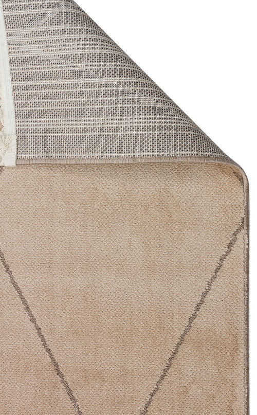 Etnik Desenlere Sahip Hav Toz Vermez Yumuşak Dokulu Modern Halı