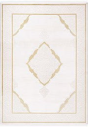 Abstract Framed Çerçeveli Pamuk Makine Halısı