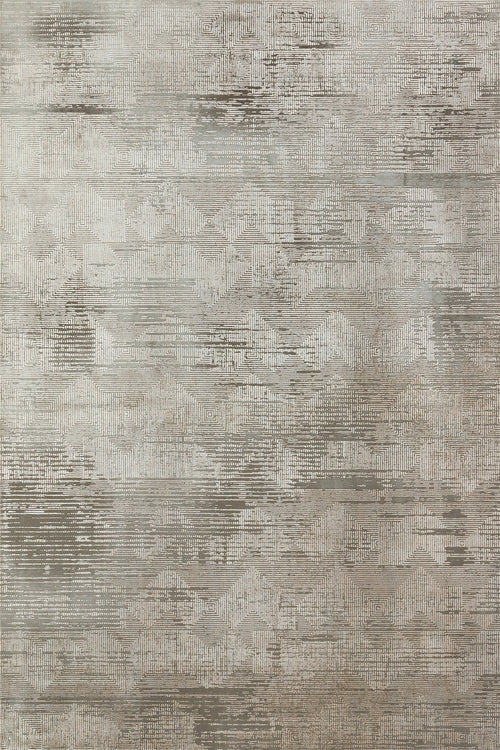 Bej Çerçeveli Modern Etnik Desenli Halı  | Makinada Yıkanabilir | Hav Toz Vermez | Leke Tutmayan | Kaymaz Taban | Dijital Makine Baskı | Salon Yolluk Mutfak Halısı