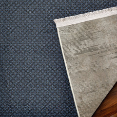 Bej Çerçeveli Modern Etnik Desenli Halı  | Makinada Yıkanabilir | Hav Toz Vermez | Leke Tutmayan | Kaymaz Taban | Dijital Makine Baskı | Salon Yolluk Mutfak Halısı