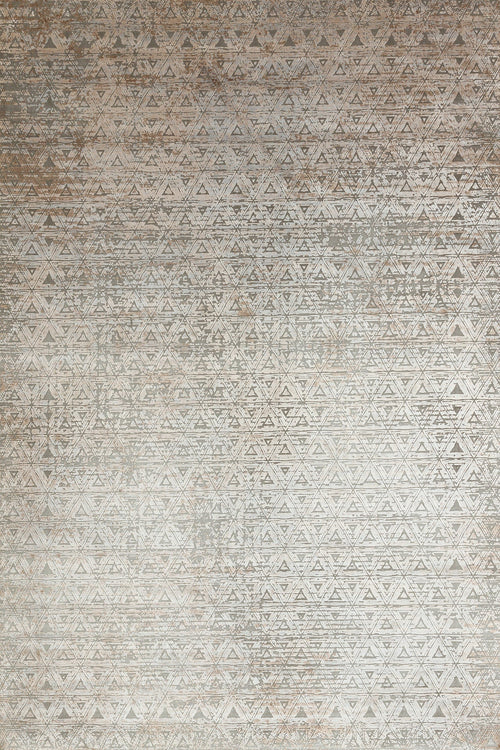 Gri Soyut Modern Etnik Desenli Halı  | Makinada Yıkanabilir | Hav Toz Vermez | Leke Tutmayan | Kaymaz Taban | Dijital Makine Baskı | Salon Yolluk Mutfak Halısı