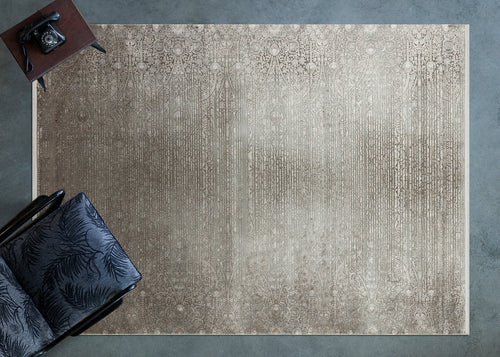 Kahve Soyut Modern Etnik Desenli Halı  | Makinada Yıkanabilir | Hav Toz Vermez | Leke Tutmayan | Kaymaz Taban | Dijital Makine Baskı | Salon Yolluk Mutfak Halısı