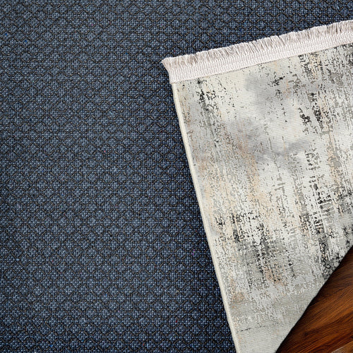 Gri Soyut Modern Etnik Desenli Halı  | Makinada Yıkanabilir | Hav Toz Vermez | Leke Tutmayan | Kaymaz Taban | Dijital Makine Baskı | Salon Yolluk Mutfak Halısı