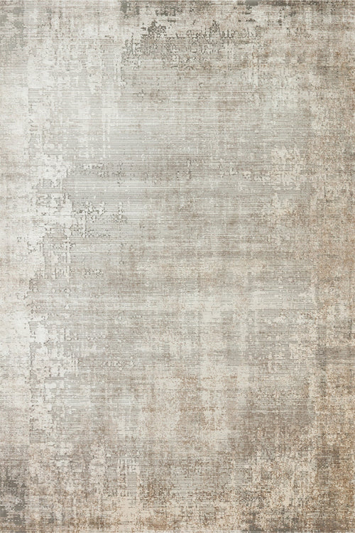 Krem Soyut Modern Etnik Desenli Halı  | Makinada Yıkanabilir | Hav Toz Vermez | Leke Tutmayan | Kaymaz Taban | Dijital Makine Baskı | Salon Yolluk Mutfak Halısı