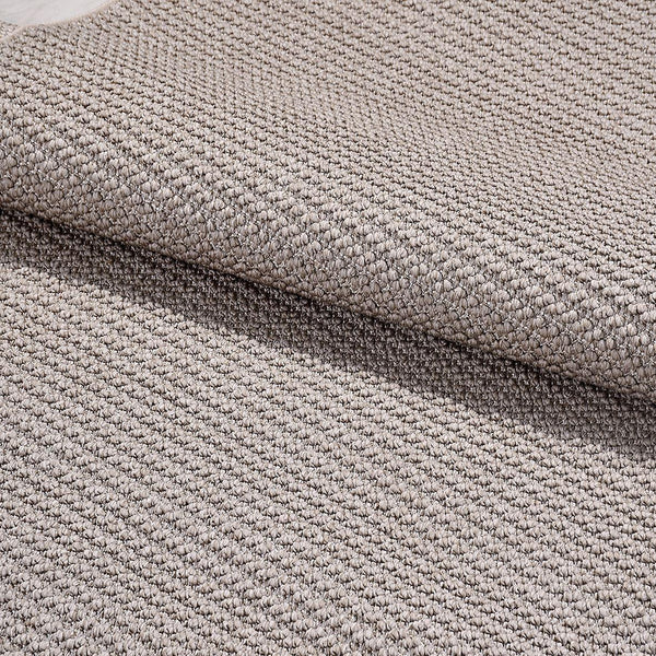 Bej Düz Minimalist Triko Halı - Pati Dostu - Toz Vermez