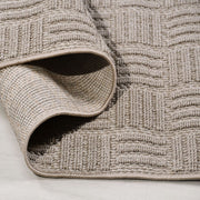 Bej Modern Polyester Makine Halısı