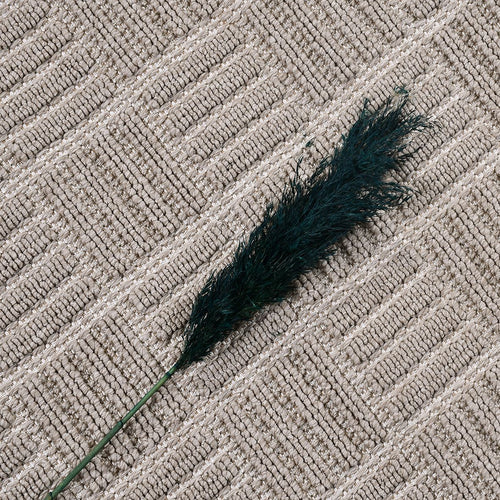 Bej Modern Polyester Makine Halısı