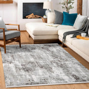 Keira Gri Modern Akrilik Makine Halısı