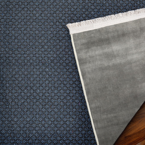 Antrasit Düz Modern Etnik Desenli Halı  | Makinada Yıkanabilir | Hav Toz Vermez | Leke Tutmayan | Kaymaz Taban | Dijital Makine Baskı | Salon Yolluk Mutfak Halısı