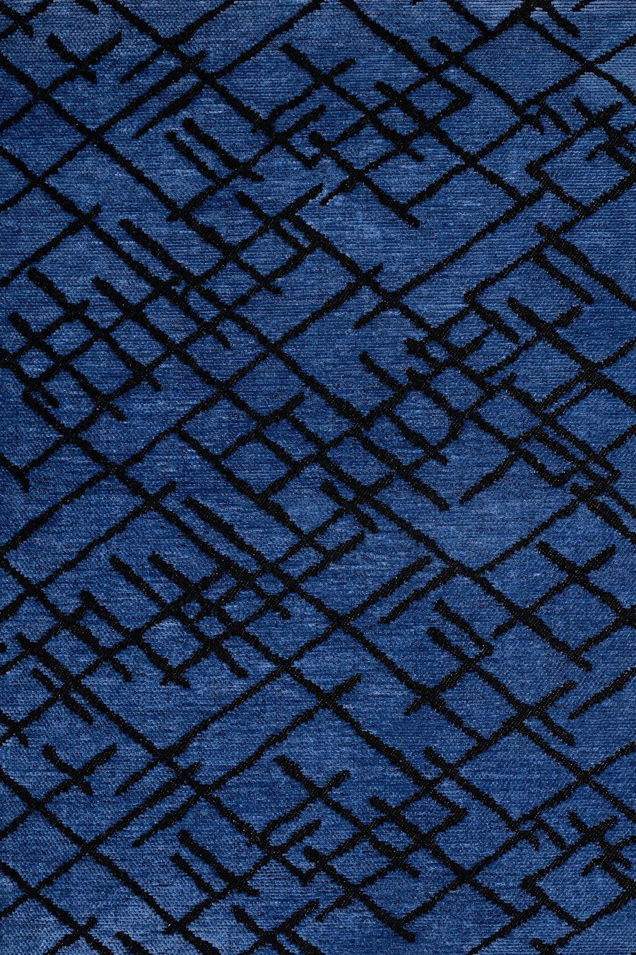 Siyah Geometrik Minimalist Halı - Yıkanabilir - Kaymaz Taban - Pati Dostu