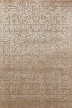 Bej Klasik Modern Etnik Desenli Halı  | Makinada Yıkanabilir | Hav Toz Vermez | Leke Tutmayan | Kaymaz Taban | Dijital Makine Baskı | Salon Yolluk Mutfak Halısı