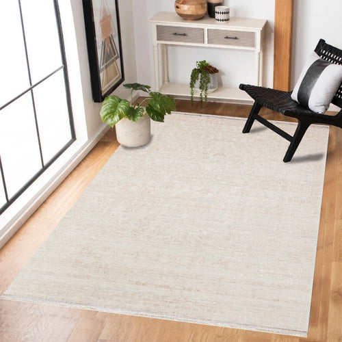 Krem Klasik Modern Etnik Desenli Halı  | Makinada Yıkanabilir | Hav Toz Vermez | Leke Tutmayan | Kaymaz Taban | Dijital Makine Baskı | Salon Yolluk Mutfak Halısı