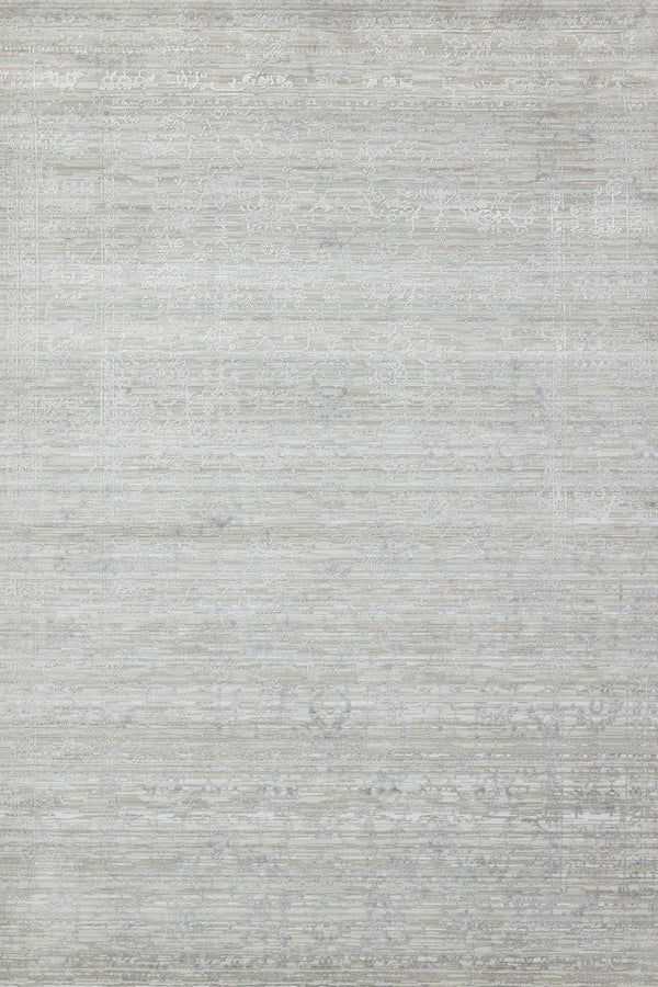 Gri Düz Modern Halı - Yıkanabilir - Kaymaz Taban - Pati Dostu