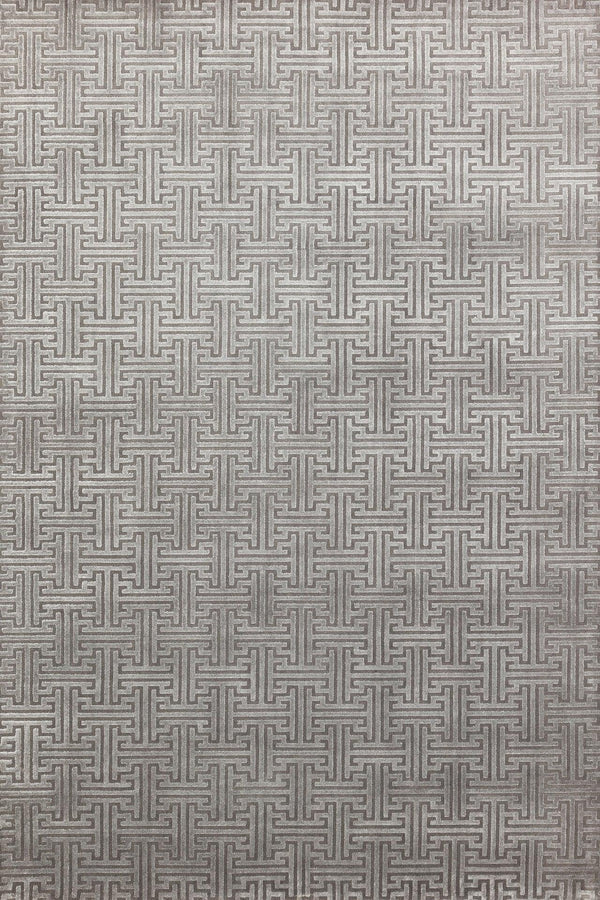 Gri Düz Modern Halı - Yıkanabilir - Kaymaz Taban - Pati Dostu