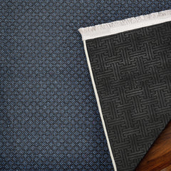 Siyah Geometrik Modern Etnik Desenli Halı  | Makinada Yıkanabilir | Hav Toz Vermez | Leke Tutmayan | Kaymaz Taban | Dijital Makine Baskı | Salon Yolluk Mutfak Halısı