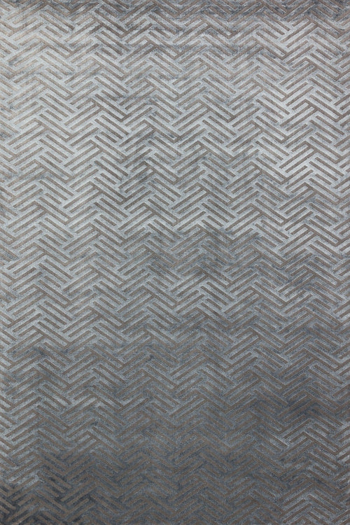 Gri Geometrik Modern Etnik Desenli Halı  | Makinada Yıkanabilir | Hav Toz Vermez | Leke Tutmayan | Kaymaz Taban | Dijital Makine Baskı | Salon Yolluk Mutfak Halısı