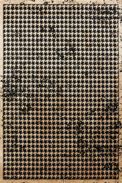 Siyah Kazayağı Modern Etnik Desenli Halı  | Makinada Yıkanabilir | Hav Toz Vermez | Leke Tutmayan | Kaymaz Taban | Dijital Makine Baskı | Salon Yolluk Mutfak Halısı