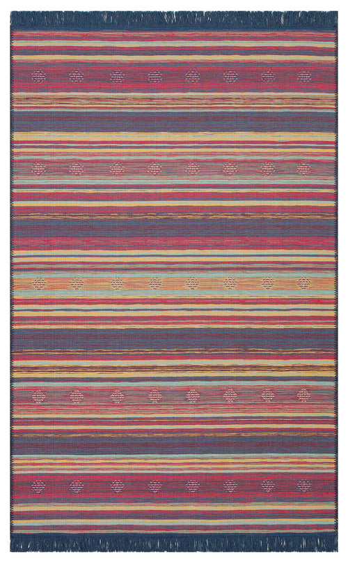 Hokkaido Sarı Modern Pamuk Kilim