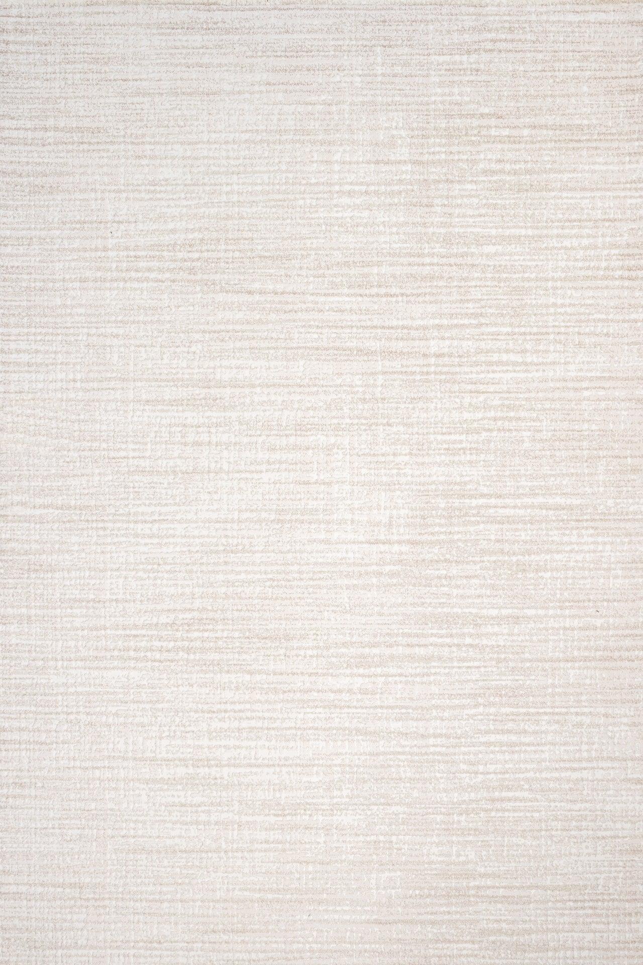 Krem Düz Minimalist Halı - Yıkanabilir - Kaymaz Taban - Pati Dostu