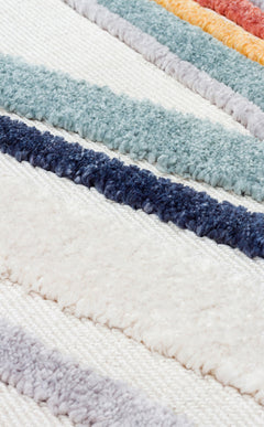 Hav Toz Vermez Etnik Örgü Desenlere Sahip Modern İskandinav Halı