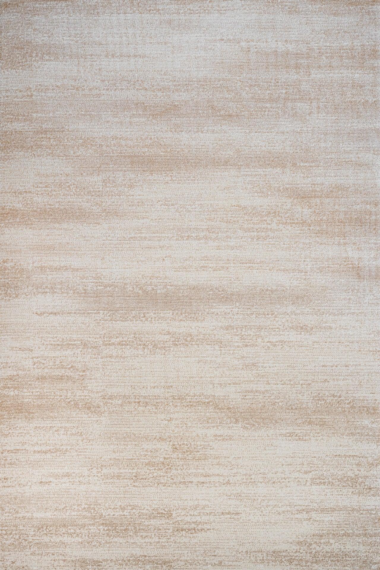 Bej Ekru Düz Minimalist Halı - Yıkanabilir - Kaymaz Taban - Pati Dostu