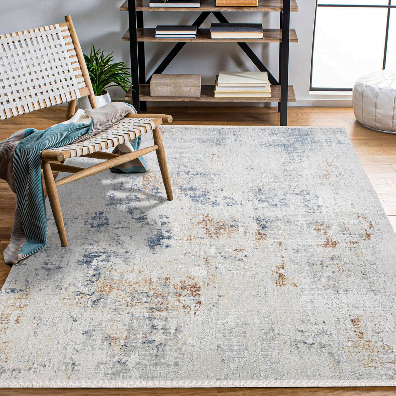 Siranda Vintage Eskitme Akrilik Makine Halısı