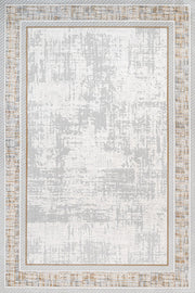 Modern Sade Tasarım Halı - Yıkanabilir - Kaymaz Taban - Pati Dostu