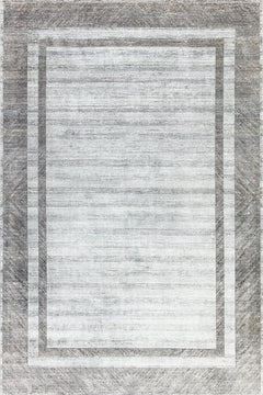 Gri Çerçeveli Modern Etnik Desenli Halı  | Makinada Yıkanabilir | Hav Toz Vermez | Leke Tutmayan | Kaymaz Taban | Dijital Makine Baskı | Salon Yolluk Mutfak Halısı