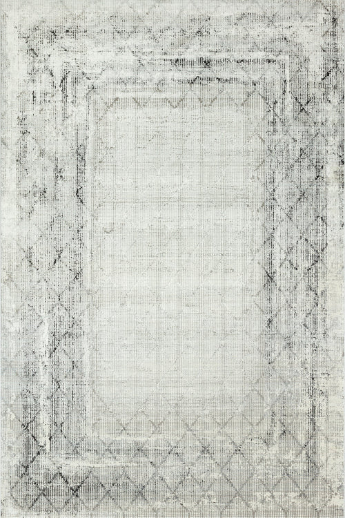 Krem Geometrik Modern Etnik Desenli Halı  | Makinada Yıkanabilir | Hav Toz Vermez | Leke Tutmayan | Kaymaz Taban | Dijital Makine Baskı | Salon Yolluk Mutfak Halısı