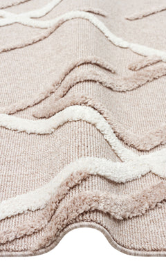 Hav Toz Vermez Etnik Örgü Desenlere Sahip Modern İskandinav Halı