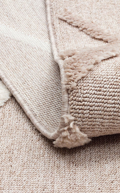 Hav Toz Vermez Etnik Örgü Desenlere Sahip Modern İskandinav Halı