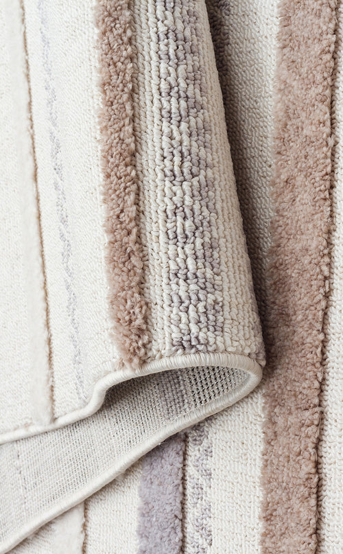 Hav Toz Vermez Etnik Örgü Desenlere Sahip Modern İskandinav Halı