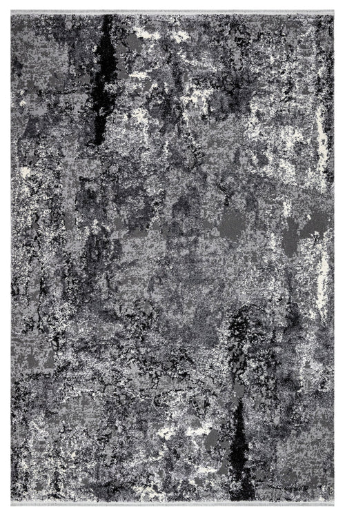 Halınet Adelina Gri Modern Pamuk Makine Halısı