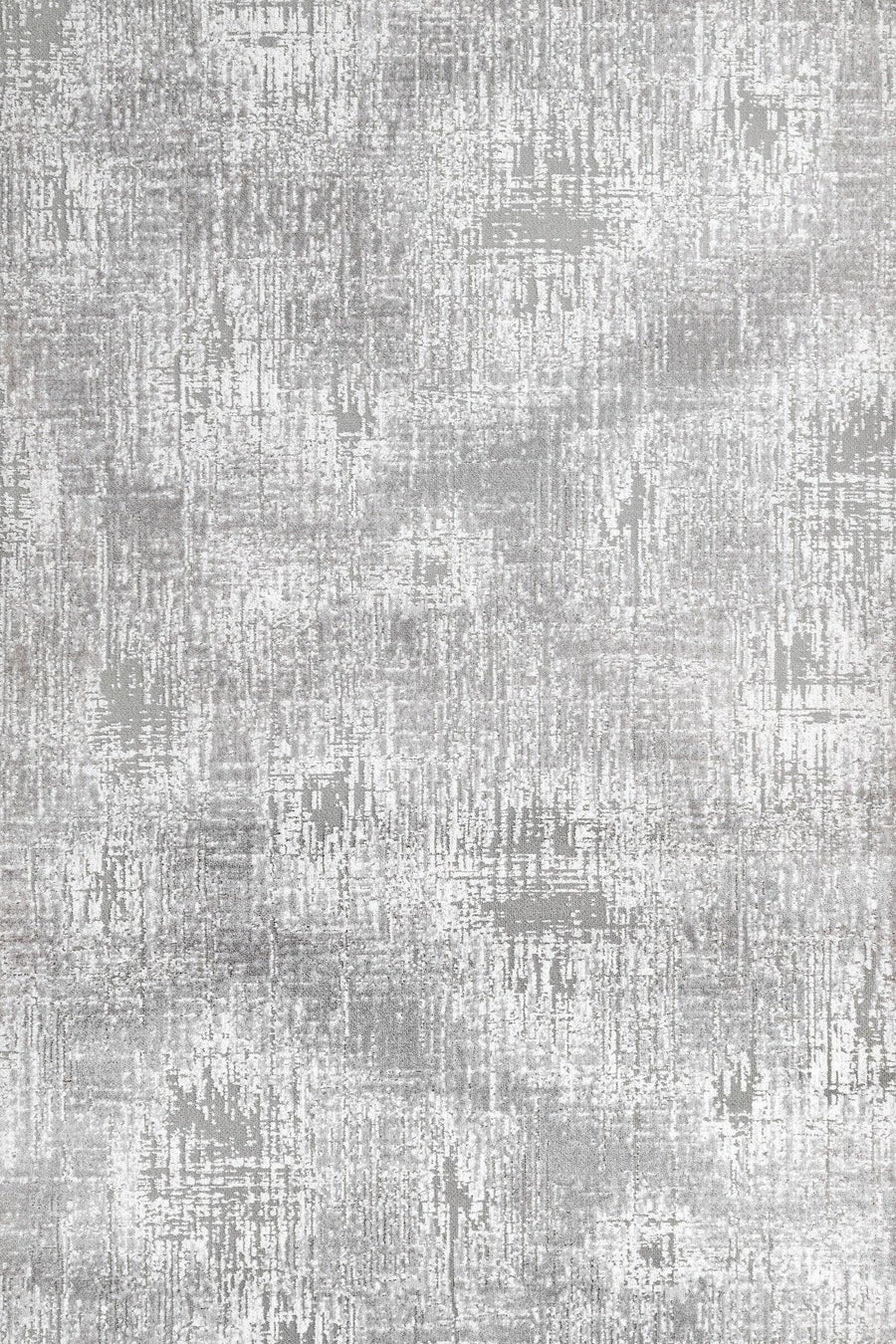 Beyaz Gri Dokulu Minimalist Halı - Yıkanabilir - Kaymaz Taban - Pati Dostu