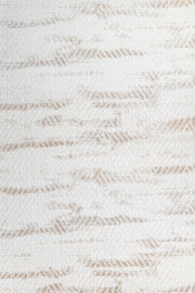 Beyaz Ekru Minimalist Modern Halı - Yıkanabilir - Kaymaz Taban - Pati Dostu