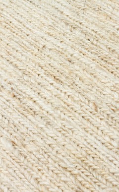 Soumak Örgülü Naturel Kendir Halı