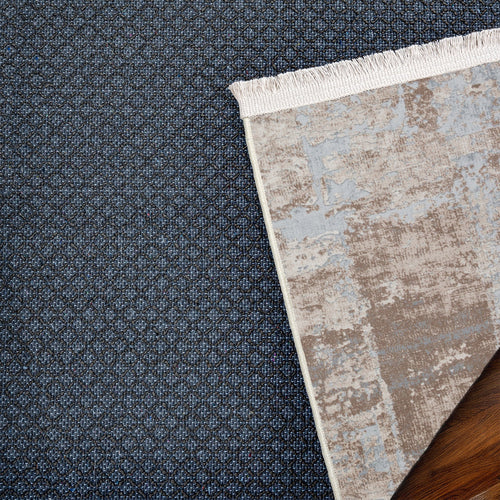 Gri Soyut Modern Etnik Desenli Halı  | Makinada Yıkanabilir | Hav Toz Vermez | Leke Tutmayan | Kaymaz Taban | Dijital Makine Baskı | Salon Yolluk Mutfak Halısı