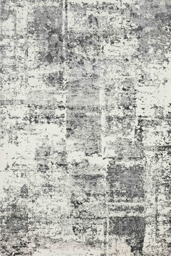 Gri Modern Modern Etnik Desenli Halı  | Makinada Yıkanabilir | Hav Toz Vermez | Leke Tutmayan | Kaymaz Taban | Dijital Makine Baskı | Salon Yolluk Mutfak Halısı