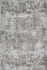 Gray White Distressed Living Room Rug 861GG - Cotton