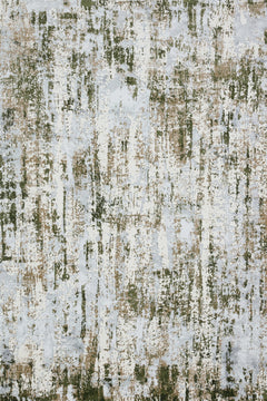 Yeşil Modern Modern Etnik Desenli Halı  | Makinada Yıkanabilir | Hav Toz Vermez | Leke Tutmayan | Kaymaz Taban | Dijital Makine Baskı | Salon Yolluk Mutfak Halısı