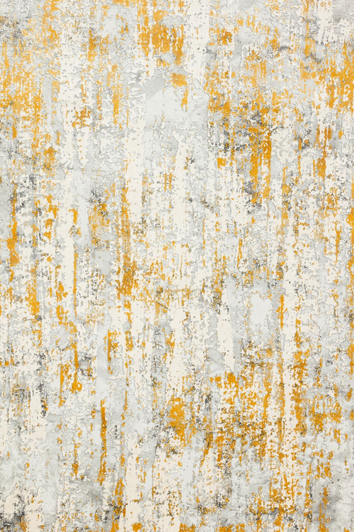 Sarı Modern Modern Etnik Desenli Halı  | Makinada Yıkanabilir | Hav Toz Vermez | Leke Tutmayan | Kaymaz Taban | Dijital Makine Baskı | Salon Yolluk Mutfak Halısı