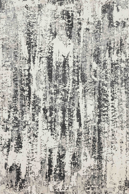 Siyah Modern Modern Etnik Desenli Halı  | Makinada Yıkanabilir | Hav Toz Vermez | Leke Tutmayan | Kaymaz Taban | Dijital Makine Baskı | Salon Yolluk Mutfak Halısı