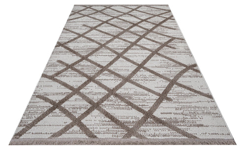 Keylana Geometrik Polip Makine Halısı